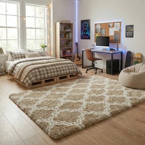 Protišmykový koberec DECOR béžový