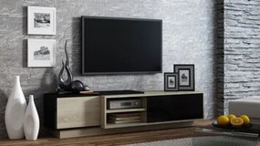 TV stolík SIGMA 1C 180 cm dub sonoma/čierny