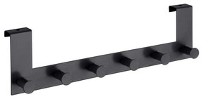 Čierny kovový vešiak na dvere 39 cm Celano – Wenko