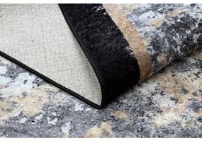 MIRO 51328.804 umývací koberec Abstracțiune protišmykový - šedá / zlato Veľkosť: 160x220 cm