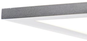 Moderný LED panel oceľ 40 cm vrátane LED - Liv