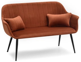 Pohovka Osmol S (medená + čierna). Akcia -21%. Vlastná spoľahlivá doprava až k Vám domov. 1111417