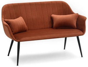 Pohovka Osmol S (medená + čierna). Akcia -21%. Vlastná spoľahlivá doprava až k Vám domov. 1111417