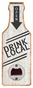 Ceduľa Otvárač na fľaše Drink Local