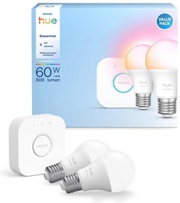 Štartovacia sada Philips Hue WACA 2xE27/8W/230V 2200-6500K + prepojovacie zariadenie