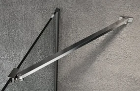 Gelco Gelco, VARIO CHROME jednodielna sprchová zástena na inštaláciu k stene, sklo nordic, 800 mm, GX1580-05