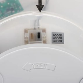 Kanlux 31513 - LED Stropné svietidlo AZPO LED/11,8W/230V pr. 22,5 cm IP54 čierna