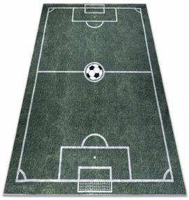 Detský koberec protišmykový BAMBINO 2138 Futbalové ihrisko,  zelený