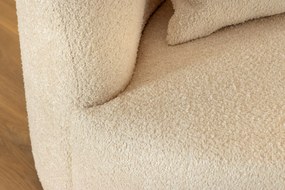 Pohovka ATELIER 230 cm bouclé béžová