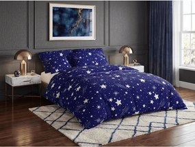 Polybavlnené obliečky NIGHT SKY POLY modré Rozmer obliečky: 70 x 90 cm | 140 x 220 cm