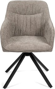 Jedálenský set AVENBERG NATURAL SWIVEL GREY 4+1