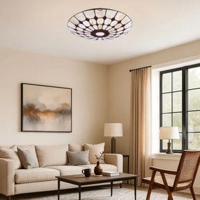 Brilagi - Tiffany vitrážové stropné svietidlo DORAN 2xE27/60W/230V