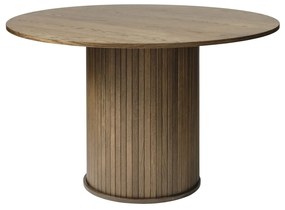 NOLA JEDÁLENSKÝ STÔL - Ø120 cm smoked oak