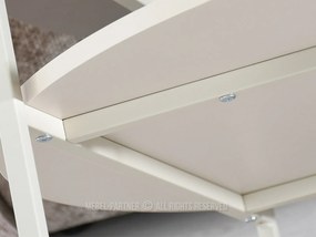 Konferenčný stolík Despidio (krémová). Akcia -13%. Vlastná spoľahlivá doprava až k Vám domov. 1136982