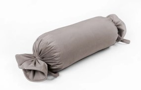 Biante Zamatový vankúš valec bonbon Velvet Prémium SVP-015 Latte 15x60 cm