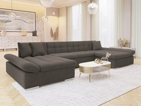 Rozkladacia rohová sedačka Agata, Dostupné poťahy: ekokoža Soft 011 + Lux 06 + Lux 5