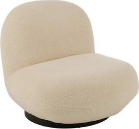 Bielé kreslo Lounge Snow Poplar - 95*81*71cm