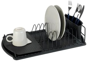 WENKO 54767100 - Odkvapávač BASIC 47,5x26,5 cm čierny