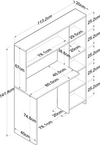 Pracovný stôl Harold Oak
