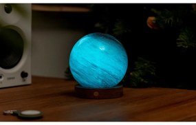 Tmavohnedá svetelná dekorácia na USB ø 12 cm Sand Storm – Gingko