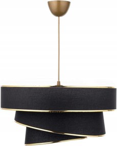 Závesný luster Couper - Black, Gold