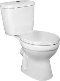 Novoterm WC kombi NV-Clear ZO so zadným odpadom a WC sedadlom
