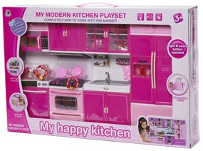 Kuchynka pre bábiky so svetelnými efektmi MY HAPPY KITCHEN