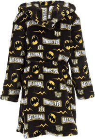 Detský / chlapčenský coral fleece župan s kapucňou Batman, EU 104 Hnedá