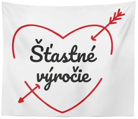 Sablio Deka Šťastné výročí: 150x120 cm