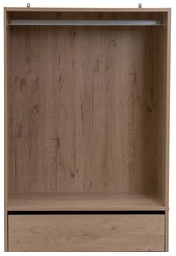 Otvorená modulárna skriňa v dekore duba v prírodnej farbe 80x180x45 cm Modular – Casa Selección