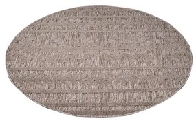 Dekorstudio Okrúhly terasový koberec SANTORINI - 411 hnedý Priemer koberca: 200cm