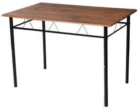 Kovový jedálenský stôl so 4 stoličkami