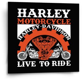 Sablio Obraz Harley-Davidson Live to ride - 50x50 cm