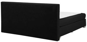 Manželská posteľ Boxspring 180 cm ADIR (s matracmi) (čierna). Vlastná spoľahlivá doprava až k Vám domov. 1007070