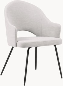 Súprava 2 stoličiek Lys Light Grey & Black