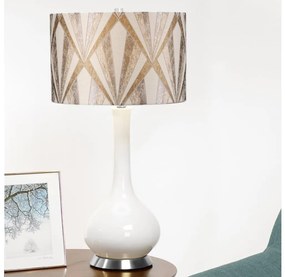 Elstead MILO-PN-TL-VOGSC - Stolná lampa MILO 1xE27/60W/230V šedá/hnedá