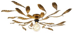 Vintage stropné svietidlo starožitné zlaté - Linden