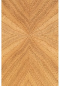 Okrúhly jedálenský stôl s doskou v dubovom dekore ø 100 cm Fabio – White Label