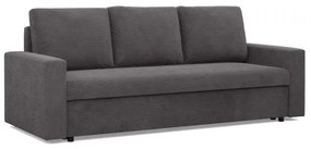 Trojmiestna rozkladacia sedačka NEO Poso tmavosivá