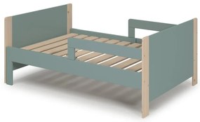 Rastúca detská posteľ v zeleno-prírodnej farbe 90x140/190 cm Willi – Marckeric