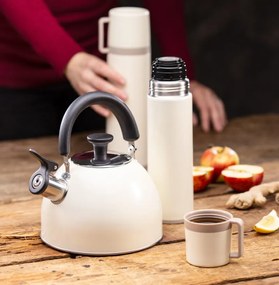 Tescoma Termoska s hrnčekom CONSTANT CREAM 1,0 l, nerez , 1 l