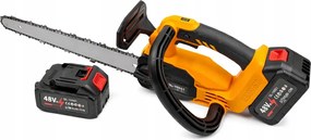 Akumulátorová Reťazová Píla 1300 W 12" 48 V 2x Akumulátor Lithium-ion