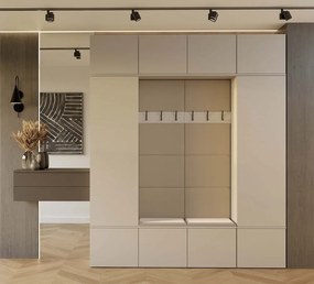 Předsíňová stěna Haga I 200 cm kašmír