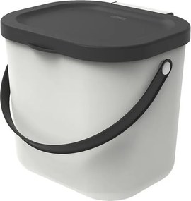 Kôš na triedený odpad ALBULA biely 6 l
