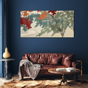 Sklenený obraz Abstrakcie stromov stromov
