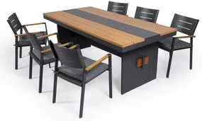 Hliníkový jedálenský nábytok MASSING 6