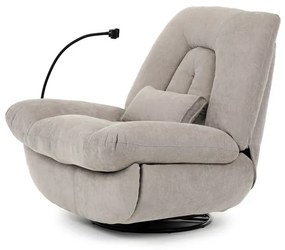 Autronic BONTEC Polohovacie kreslo, elektrické zabudované ovládanie, béžová, látka, TV-7081 LAN2 Farba: Béžová