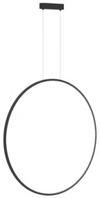 LED Luster na lanku SATURNO LED/46W/230V pr. 80 cm IP44 antracit