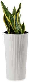PLASTOVÝ KVETINÁČ URBANIKA ECO 46X25 CM BIELA