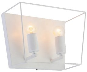 ACA DECOR Nástenné svietidlo PISSARO, biela farba